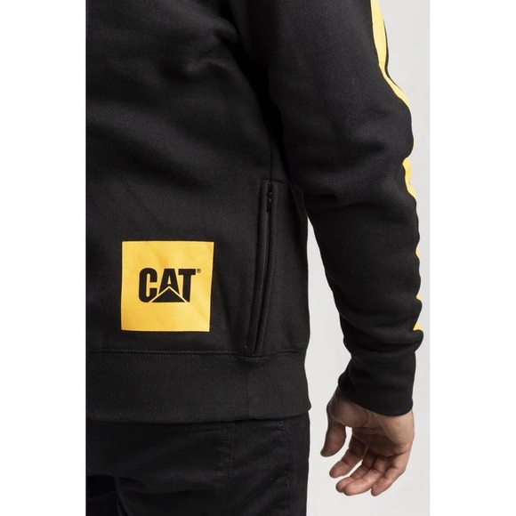 caterpillar icon stripe pullover hoodie - Picture 2 of 13